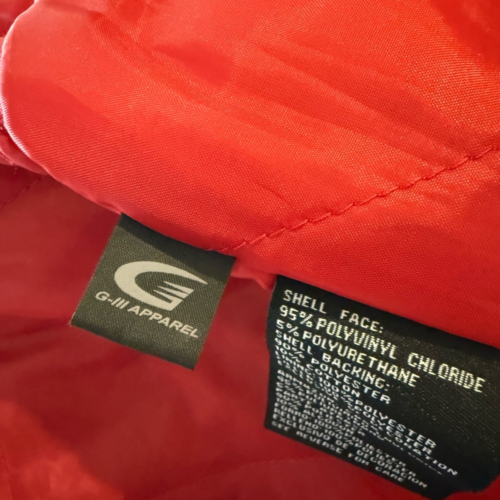 NFL Black and Red Bomber Jacket - Picture 6 of 17
